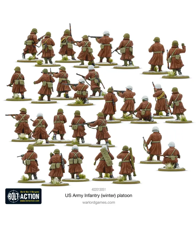 Bolt Action US Army (winter) Platoon