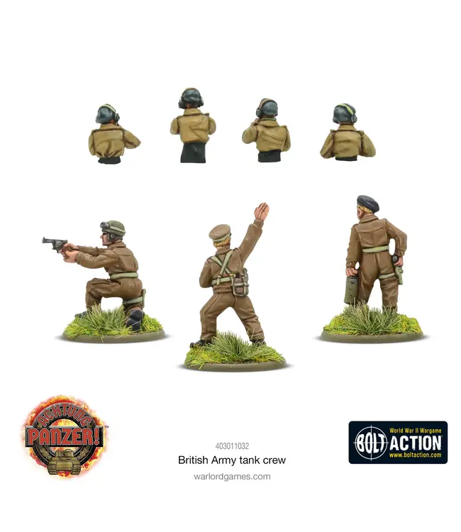 Bolt Action British Army Tank Crew