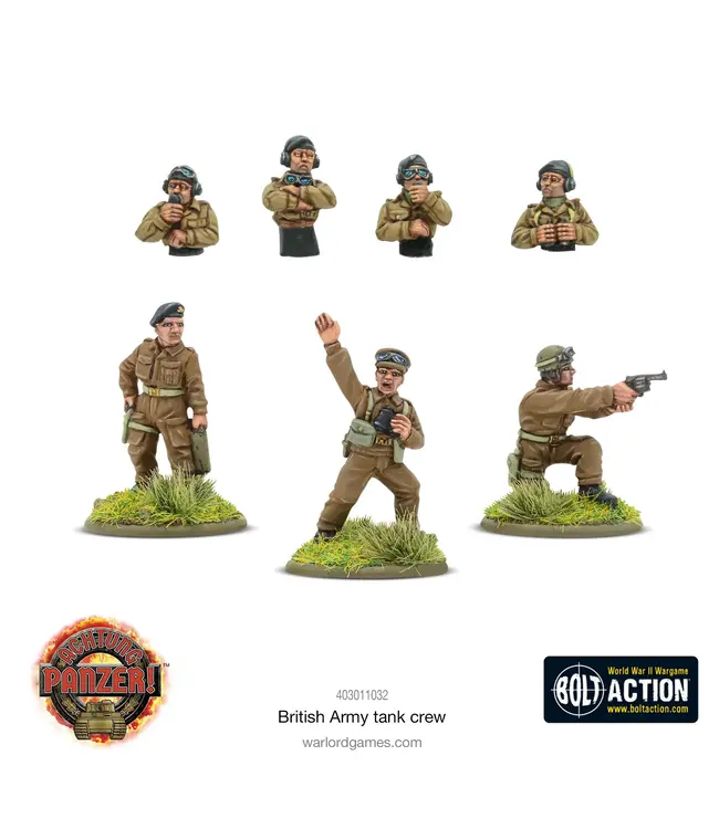 Bolt Action British Army Tank Crew