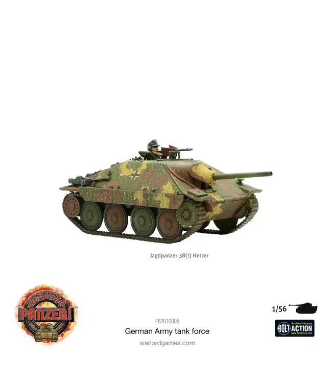 Bolt Action Achtung Panzer! German Army tank force