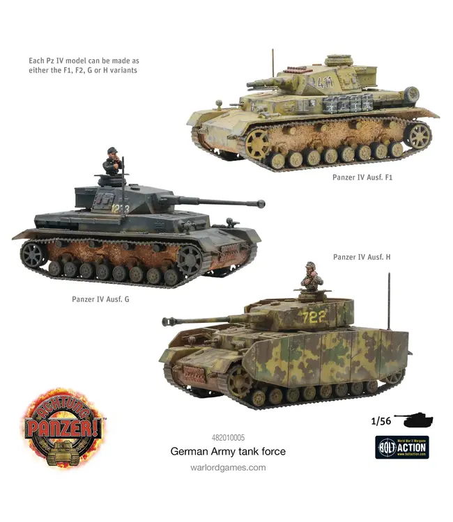 Bolt Action Achtung Panzer! German Army tank force