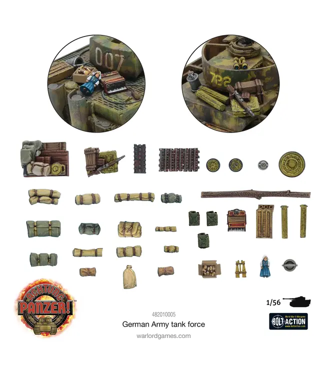 Bolt Action Achtung Panzer! German Army tank force