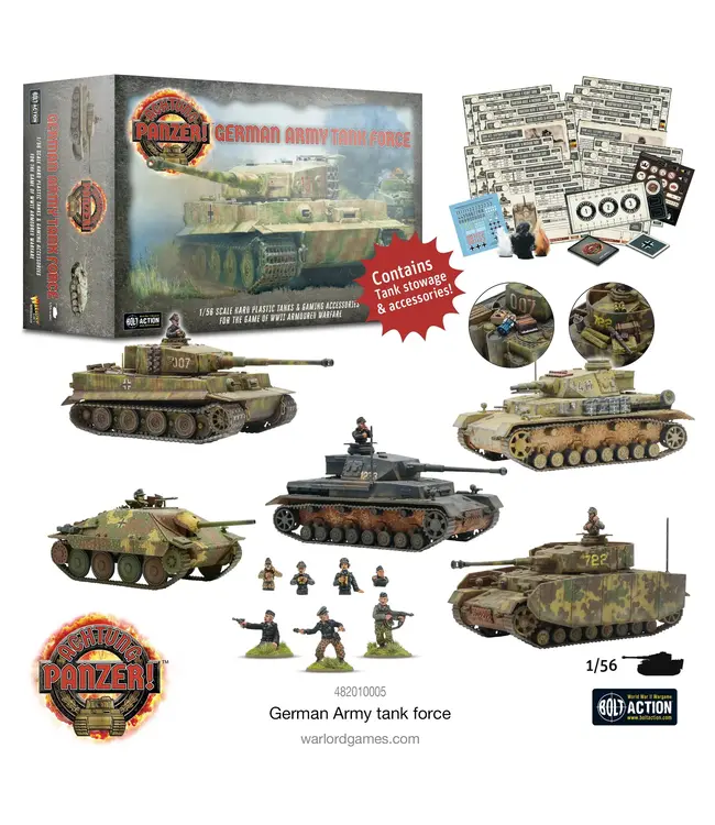 Bolt Action Achtung Panzer! German Army tank force