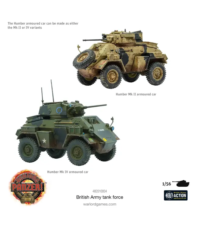 Bolt Action Achtung Panzer! British Army tank force