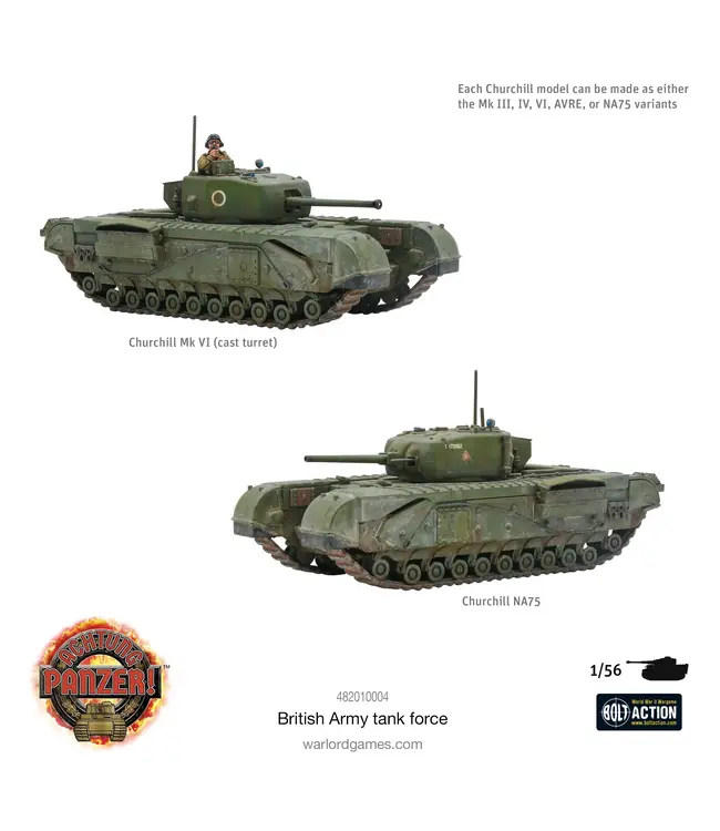 Bolt Action Achtung Panzer! British Army tank force