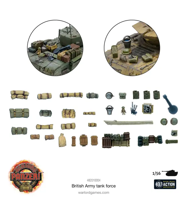 Bolt Action Achtung Panzer! British Army tank force