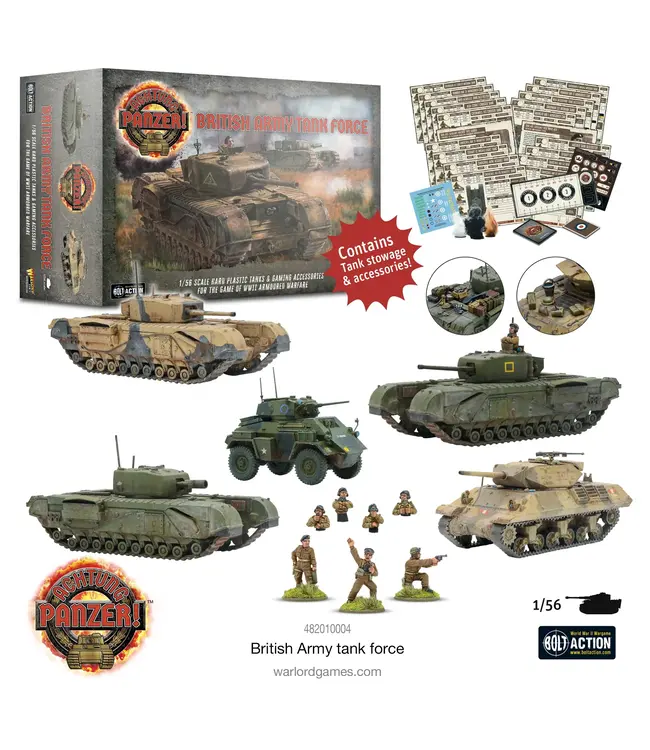 Bolt Action Achtung Panzer! British Army tank force