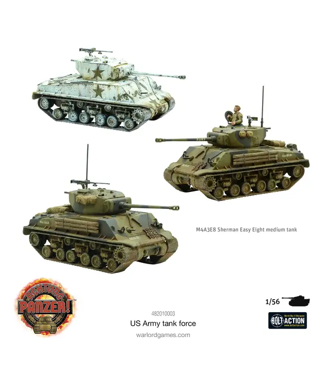 Bolt Action Achtung Panzer! US Army tank force