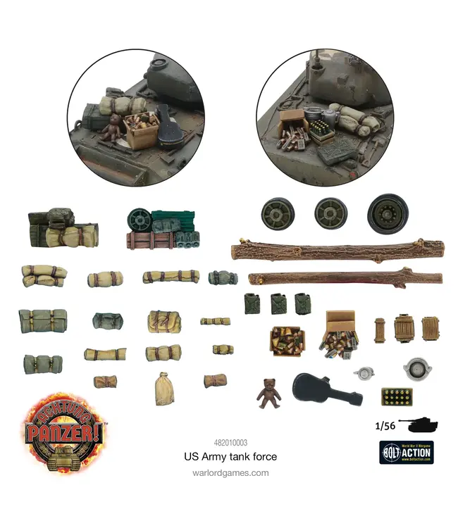 Bolt Action Achtung Panzer! US Army tank force