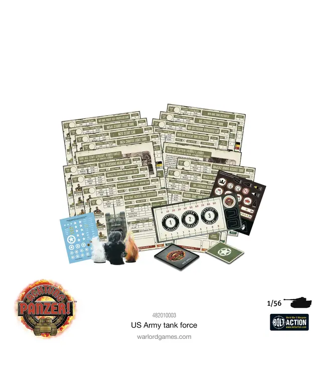 Bolt Action Achtung Panzer! US Army tank force