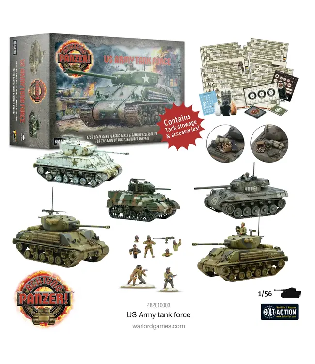 Bolt Action Achtung Panzer! US Army tank force