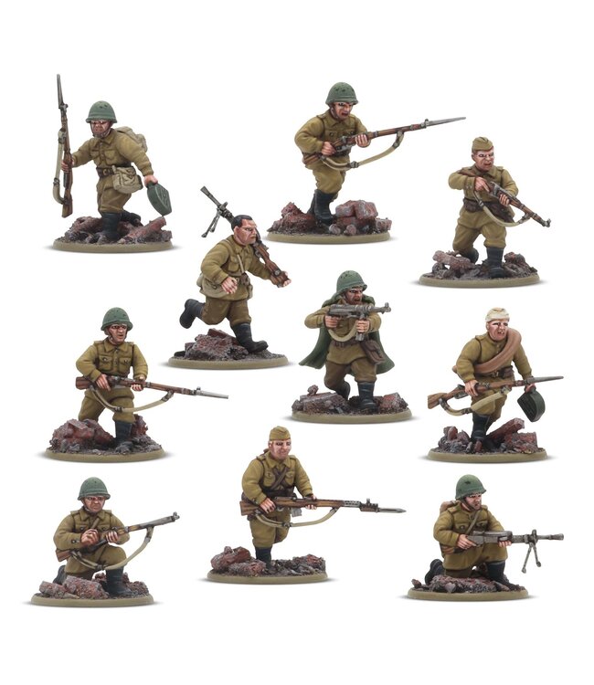Bolt Action Soviet Army Infantry platoon