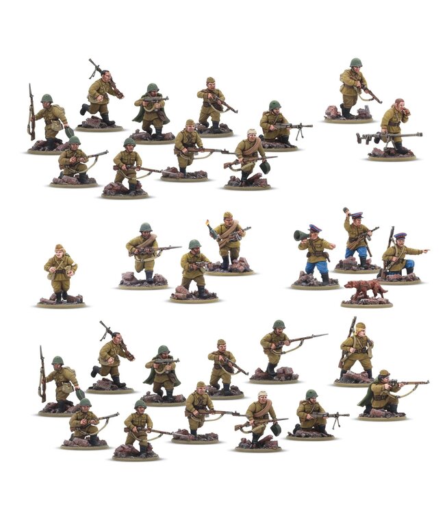 Bolt Action Soviet Army Infantry platoon
