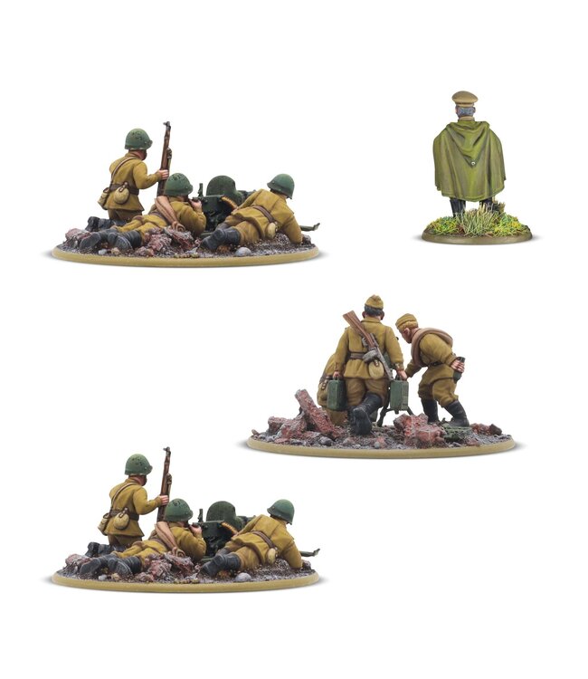 Bolt Action Soviet Army heavy weapons platoon