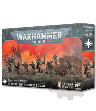 Warhammer 40000 Chaos Space Marines: Traitor Guardsmen Squad