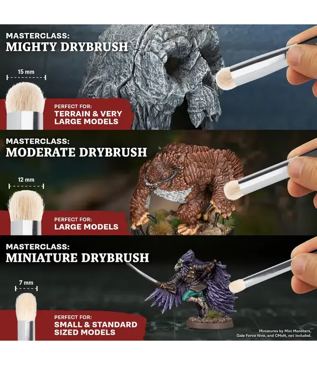 Army Painter Core Masterclass Drybrush Set