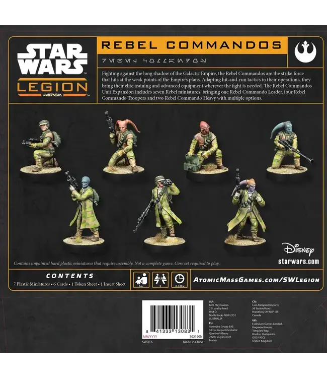 Star Wars Legion Star Wars: Legion - Rebel Commandos