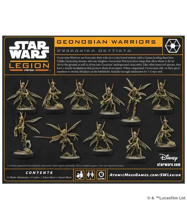 Star Wars Legion Star Wars: Legion - Geonosian Warriors Unit Expansion