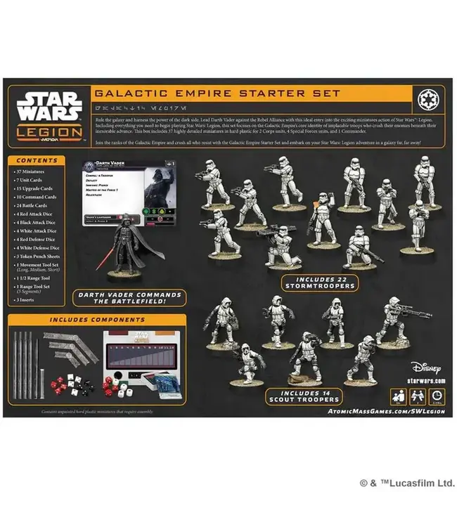 Star Wars Legion Star Wars: Legion - Galactic Empire Starter Set