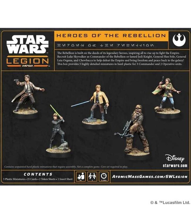 Star Wars Legion Star Wars: Legion - Heroes of the Rebellion Character Pack