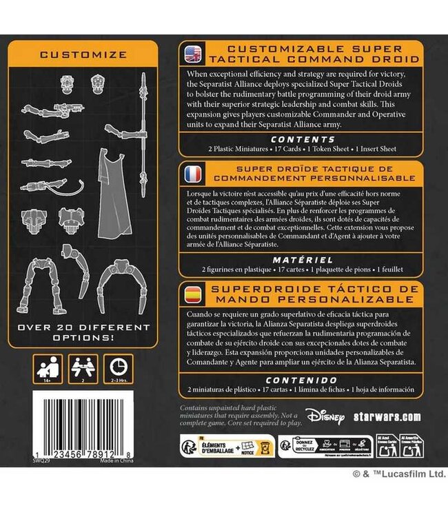 Star Wars Legion Star Wars: Legion - Customisable Super Tactical Command Droid