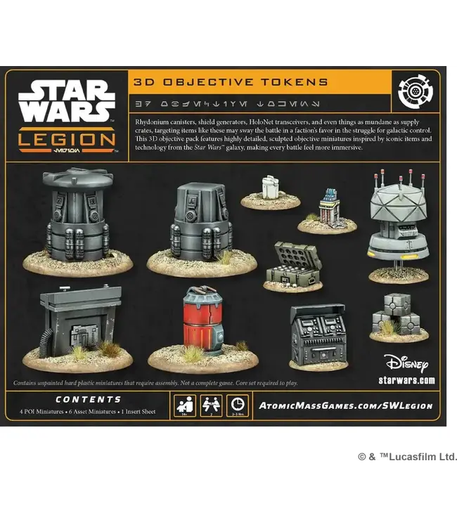 Star Wars Legion Star Wars: Legion - 3D Objective Tokens