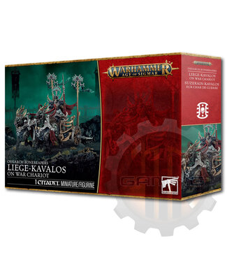 Age Of Sigmar Ossiarch Bonereapers: Liege-Kavalos On War Chariot