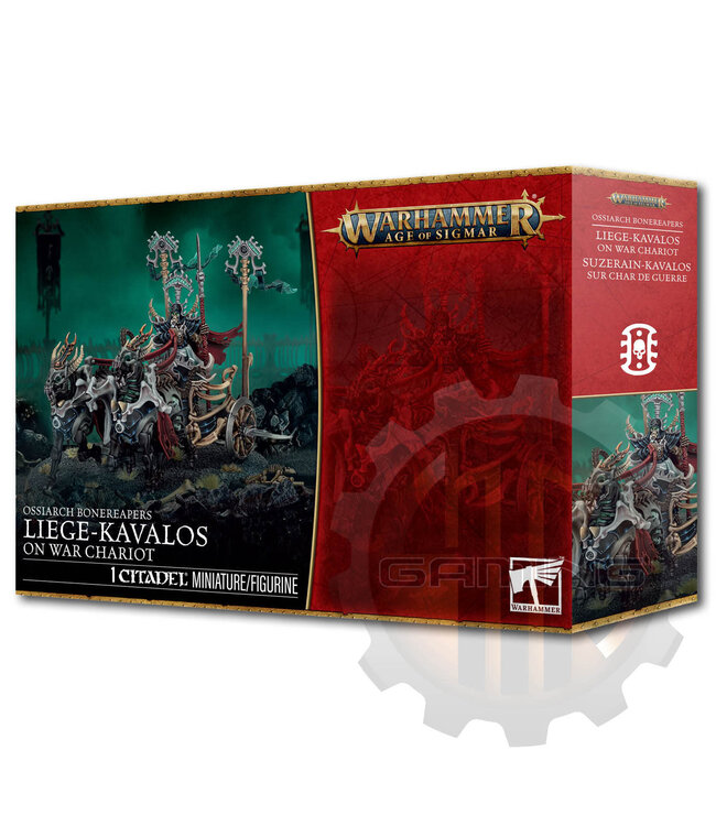 Age Of Sigmar Ossiarch Bonereapers: Liege-Kavalos On War Chariot