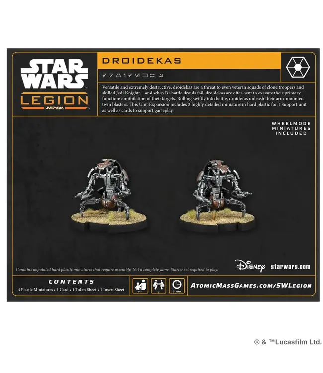 Star Wars Legion Star Wars: Legion Driodekas