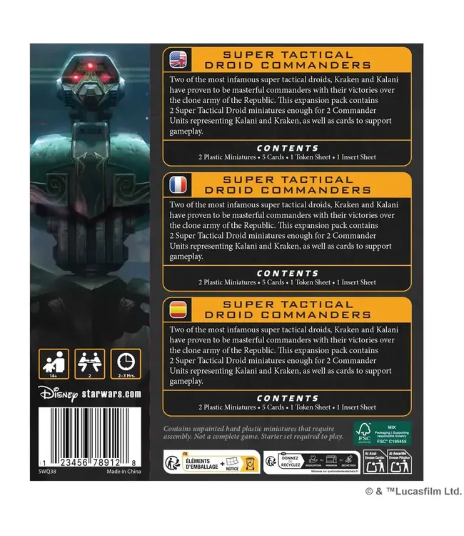 Star Wars Legion Star Wars: Legion Super Tactical Droids