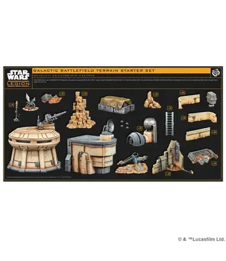 Star Wars Legion Star Wars: Legion Galactic Battlefield Terrain Starter Set