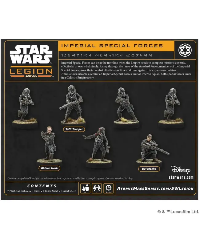 Star Wars Legion Star Wars: Legion Imperial Special Forces