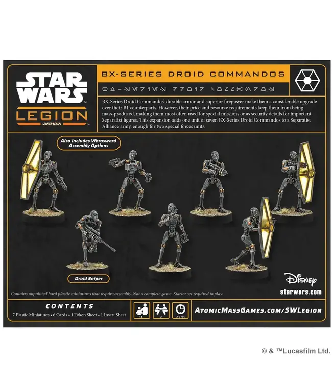 Star Wars Legion Star Wars: Legion BX-Series Droid Commandos