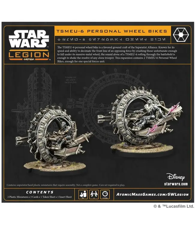 Star Wars Legion Star Wars: Legion TSMEU-6 Personal Wheel Bike