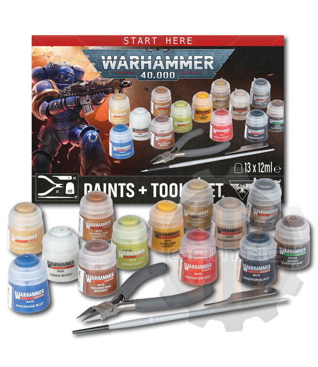 Warhammer 40000 40K Paints + Tools