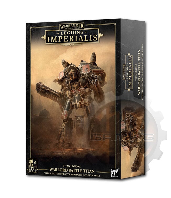 Legions Imperialis Warlord Titan with Volkite & Macro Gatling Blaster