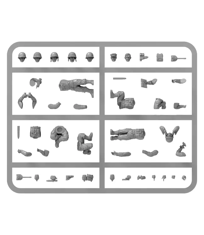 Bolt Action US Heavy weapons platoon (plastic)