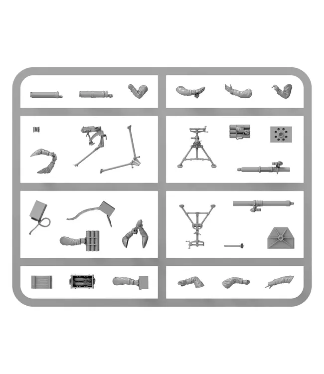 Bolt Action British Heavy weapons platoon (plastic)