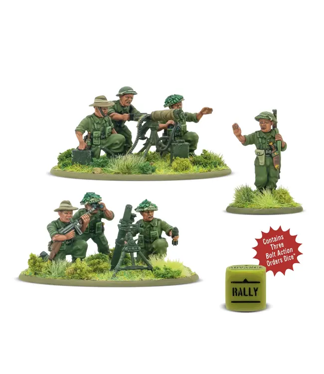 Bolt Action Gurkha Heavy Weapons platoon