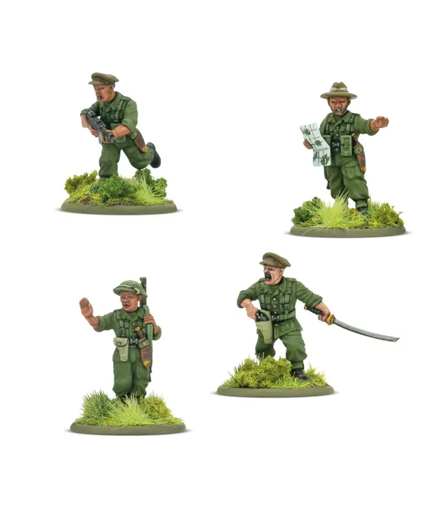 Bolt Action Gurkha platoon commanders