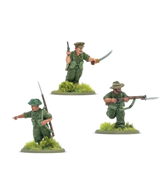 Bolt Action Gurkha infantry platoon