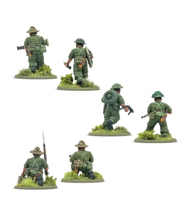 Bolt Action Gurkha infantry platoon