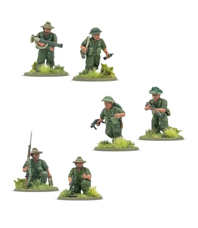 Bolt Action Gurkha infantry platoon