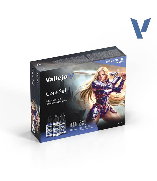 Vallejo True Metallic Metal True Metallic Metal Color Case - 80 Colours & Carry Case