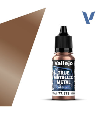 Vallejo True Metallic Metal True Metallic Metal Airbrush Rusty Metal 18ml