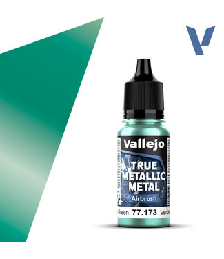 Vallejo True Metallic Metal True Metallic Metal Airbrush Beetle Green 18ml