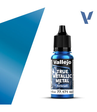Vallejo True Metallic Metal True Metallic Metal Airbrush Sapphire Blue 18ml
