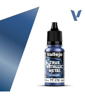 Vallejo True Metallic Metal True Metallic Metal Airbrush Ultramarine Blue 18ml