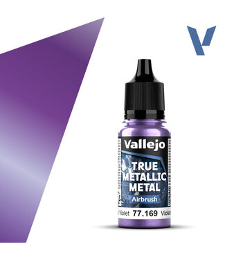 Vallejo True Metallic Metal True Metallic Metal Airbrush Celestial Violet 18ml