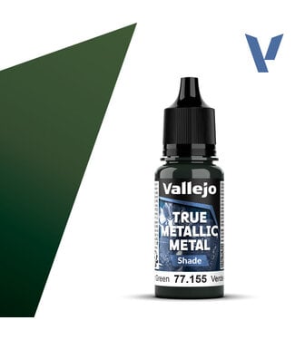 Vallejo True Metallic Metal True Metallic Metal Shade Amber Green 18ml